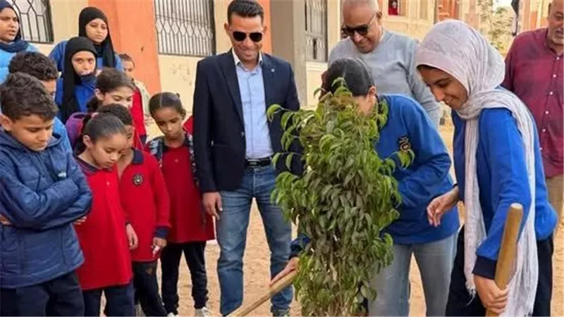 حدائق العاصمة تطلق مبادرة "أنا مسئول" لزراعة الأشجار في المدارس