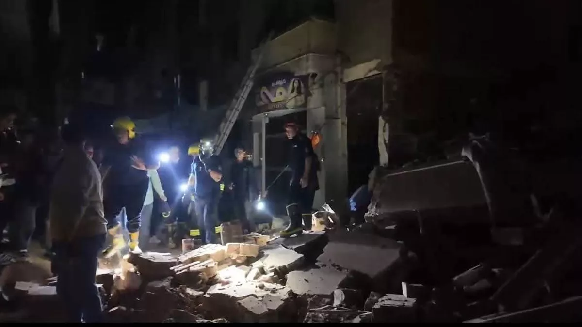 انهيار عقار سكني بطنطا: محافظ الغربية يتابع الحادث عن كثب