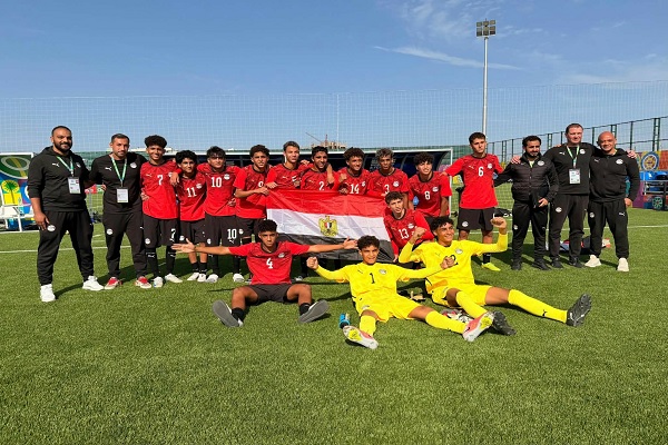 منتخب مصر تحت 15 عاماً يحقق فوزاً ساحقاً في كأس العالم بثمانية أهداف