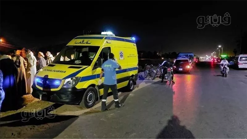 20 سيارة إسعاف تتعامل مع حادثي تصادم مروعين في المنيا