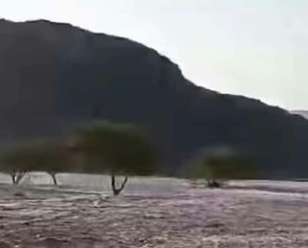 سيل يضرب وادي السعال بسانت كاترين والإعلان عن حالة طوارئ قصوى