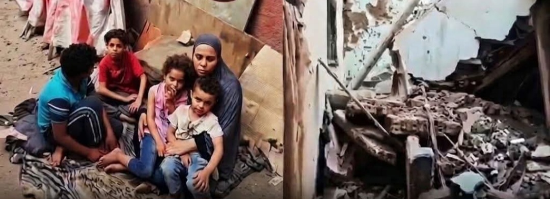 أخوها ساب 4 أطفال في الشارع وهرب.. أمينة تتحمل تربية 7 صغار بعد انهيار منزلها: دول لحمي ومش هسيبهم